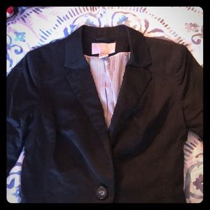 Modern blazer with strip detail
